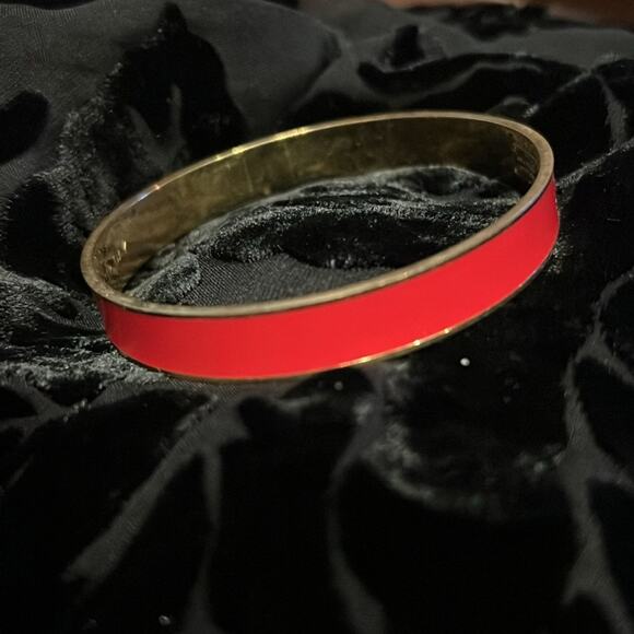 Kate Spade Red and Gold Bangle - Picture 2 of 4